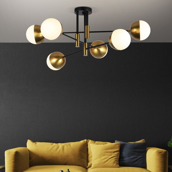 Eurosvet a057072 70129/6 Потолочный светильник латунь, изображение 2