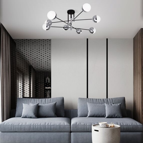 Eurosvet a057082 70129/8 Потолочный светильник хром, изображение 5