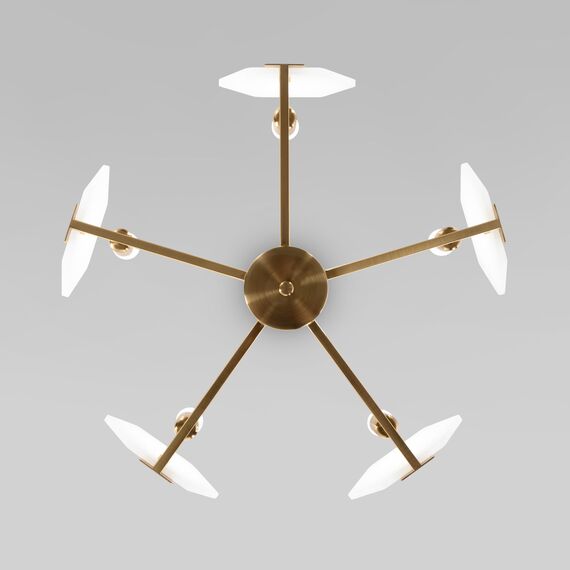 Eurosvet a065049 60158/5 Потолочный светильник латунь, изображение 4