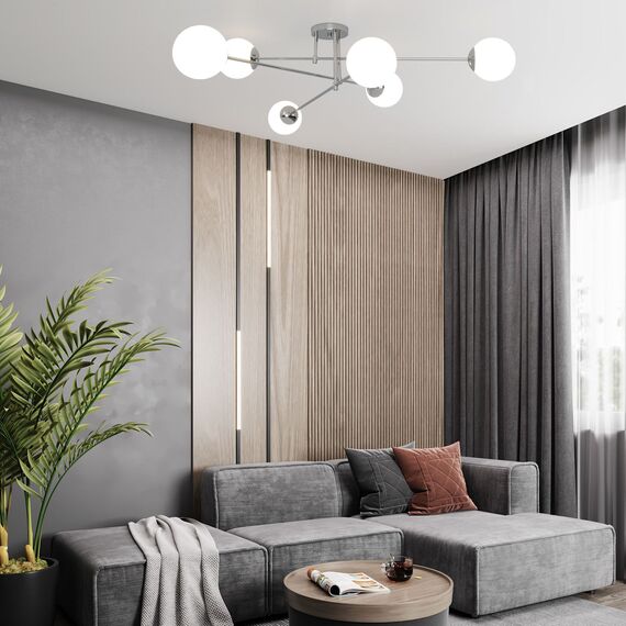 Eurosvet a062216 30181/6 Потолочный светильник хром, изображение 3