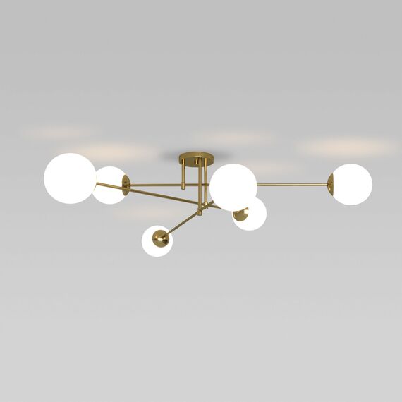 Eurosvet a062217 30181/6 Потолочный светильник латунь