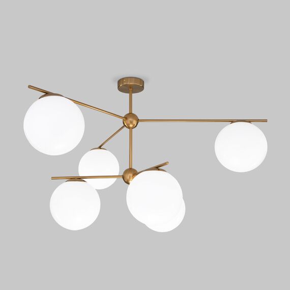 Eurosvet a063851 60147/6 Потолочный светильник латунь