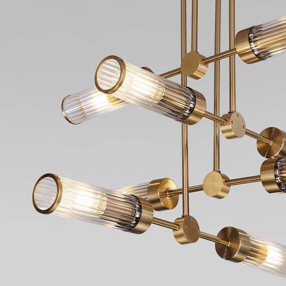 Eurosvet a068072 60166/8 Потолочный светильник латунь, изображение 3