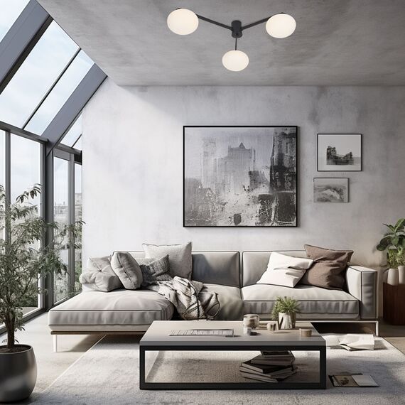 Eurosvet a065764 70220/3 Потолочный светильник черный, изображение 4