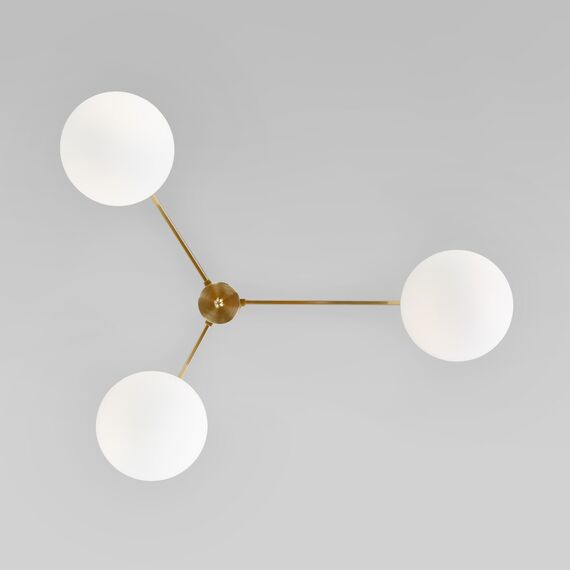 Eurosvet a065763 70220/3 Потолочный светильник латунь, изображение 3