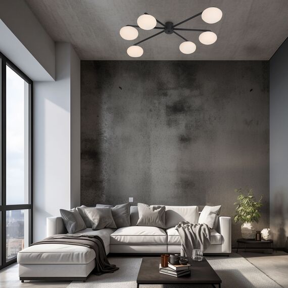 Eurosvet a065765 70220/6 Потолочный светильник черный, изображение 4