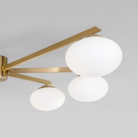 Eurosvet a065766 70220/6 Потолочный светильник латунь, изображение 2