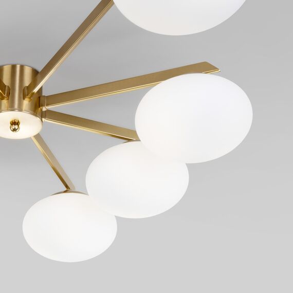 Eurosvet a065768 70220/8 Потолочный светильник латунь, изображение 2