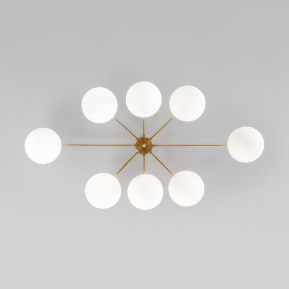 Eurosvet a065768 70220/8 Потолочный светильник латунь, изображение 3