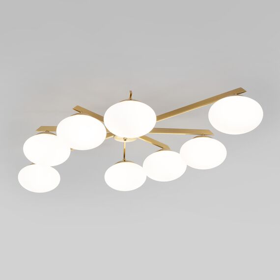 Eurosvet a065768 70220/8 Потолочный светильник латунь