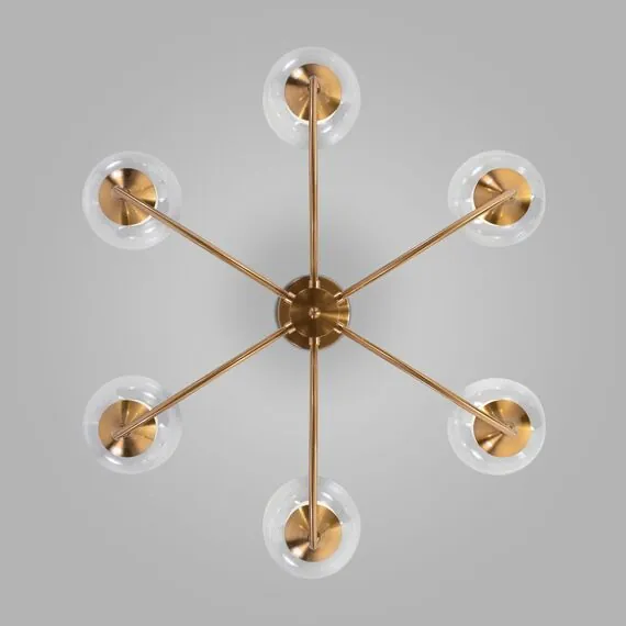 Eurosvet a064749 70217/6 Подвесной светильник латунь, изображение 3