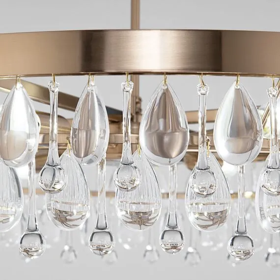 Eurosvet a065754 60165/6 Подвесной светильник латунь, изображение 2