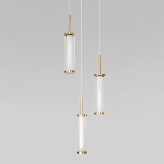 Eurosvet a067954 50386/3 LED Подвесной светильник латунь, изображение 3