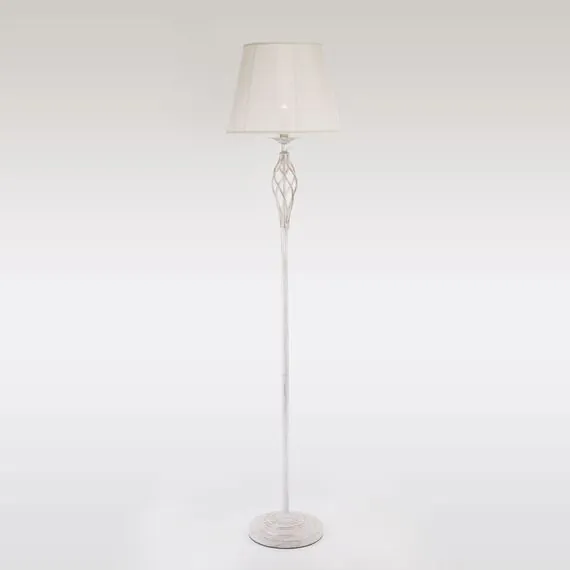 Eurosvet 00000072986 01003/1 Напольный светильник белый с золотом