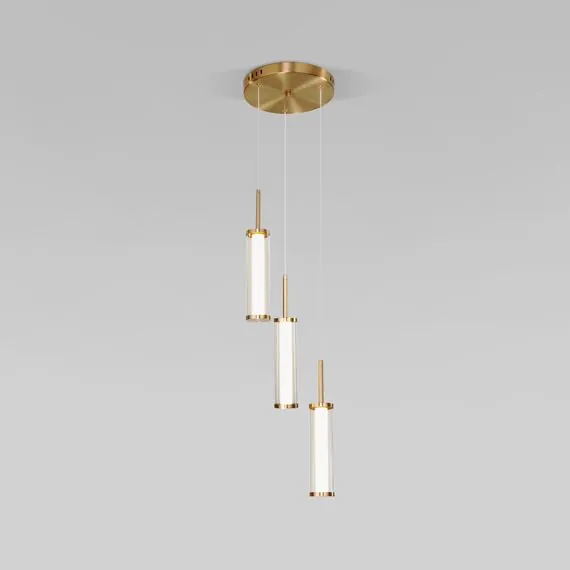 Eurosvet a067954 50386/3 LED Подвесной светильник латунь