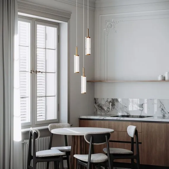 Eurosvet a067954 50386/3 LED Подвесной светильник латунь, изображение 4