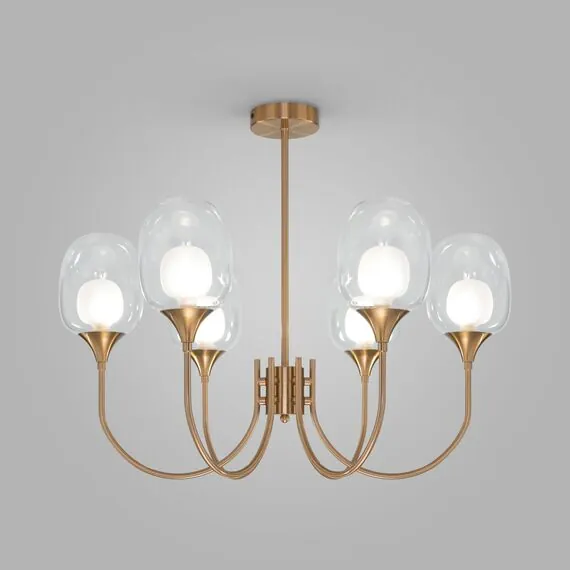 Eurosvet a064749 70217/6 Подвесной светильник латунь