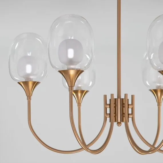 Eurosvet a064749 70217/6 Подвесной светильник латунь, изображение 2