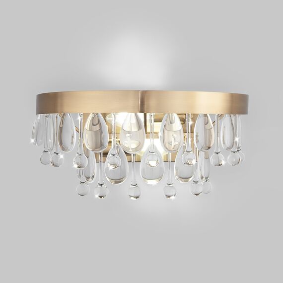 Eurosvet a065756 60165/2 Настенный светильник латунь