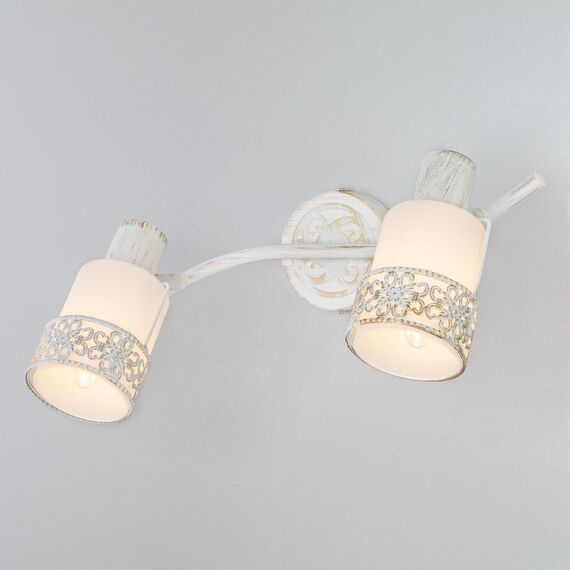 Eurosvet 00000071468 20025/2 Настенный светильник белый с золотом