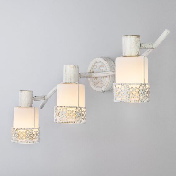 Eurosvet 00000071469 20025/3 Настенный светильник белый с золотом