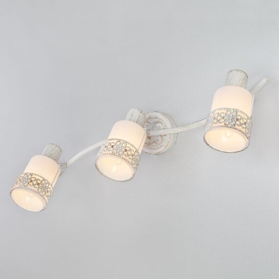 Eurosvet 00000071469 20025/3 Настенный светильник белый с золотом, изображение 2