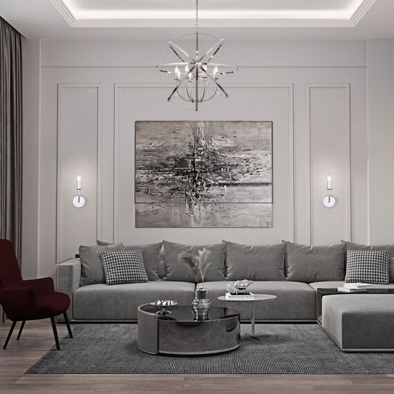 Eurosvet a058338 60139/1 Настенный светильник хром, изображение 4