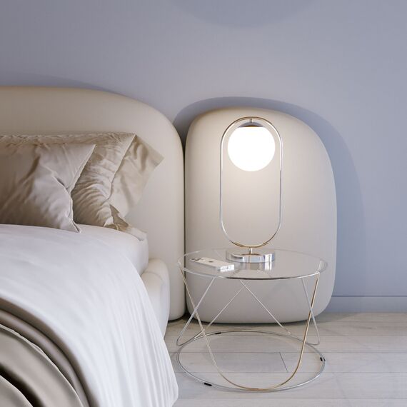 Eurosvet a061132 01138/1 Настольный светильник хром, изображение 3