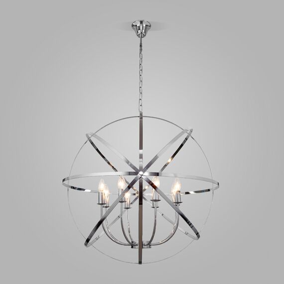 Eurosvet a058347 60139/8 Подвесной светильник хром, изображение 2