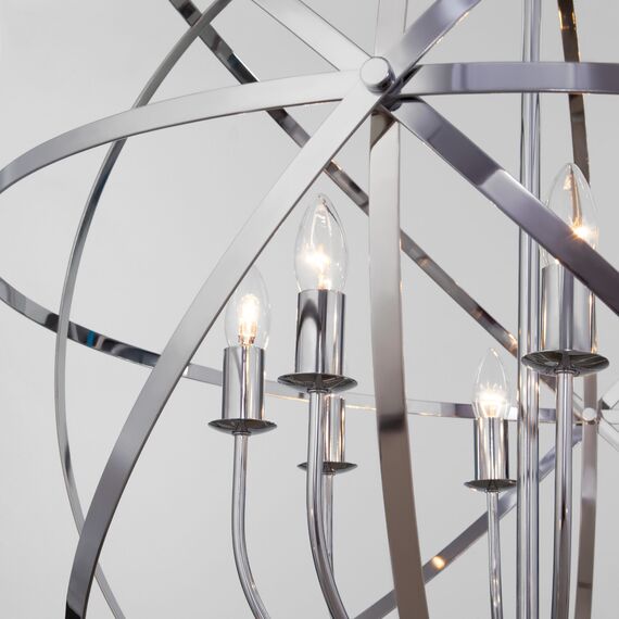 Eurosvet a058347 60139/8 Подвесной светильник хром, изображение 3