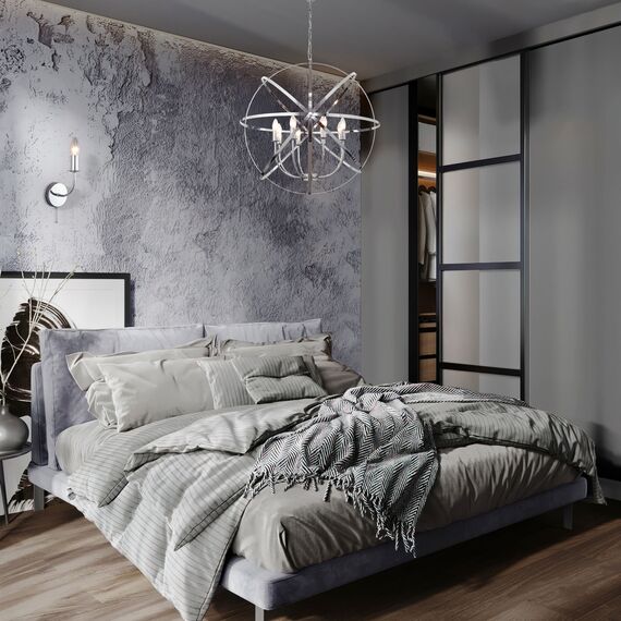 Eurosvet a058347 60139/8 Подвесной светильник хром, изображение 4