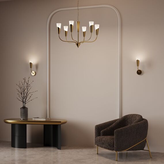 Eurosvet a068279 60167/6 Подвесной светильник латунь, изображение 6