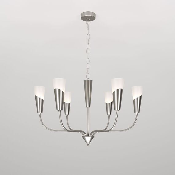 Eurosvet a068284 60167/6 Подвесной светильник никель