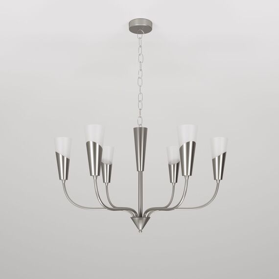 Eurosvet a068284 60167/6 Подвесной светильник никель, изображение 2