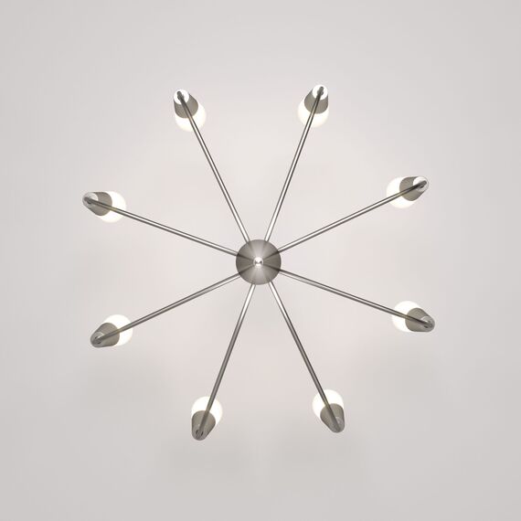 Eurosvet a068285 60167/8 Подвесной светильник никель, изображение 5