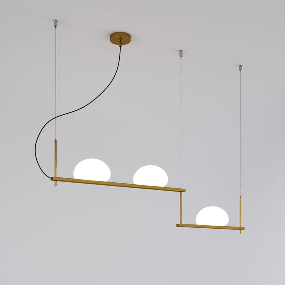 Eurosvet a061372 70145/3 Подвесной светильник латунь