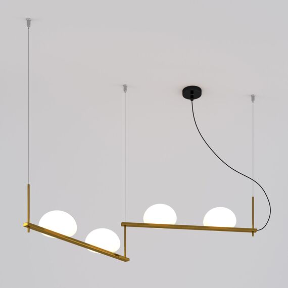 Eurosvet a061376 70145/4 Подвесной светильник латунь, изображение 2