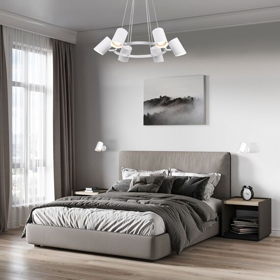 Eurosvet a062036 70147/6 Подвесной светильник белый, изображение 5