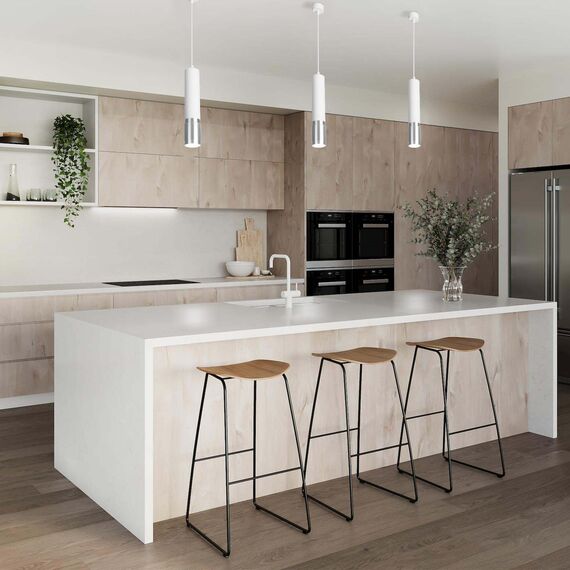 Eurosvet a055557 DLN108 GU10 Подвесной светильник белый/серебро, изображение 4