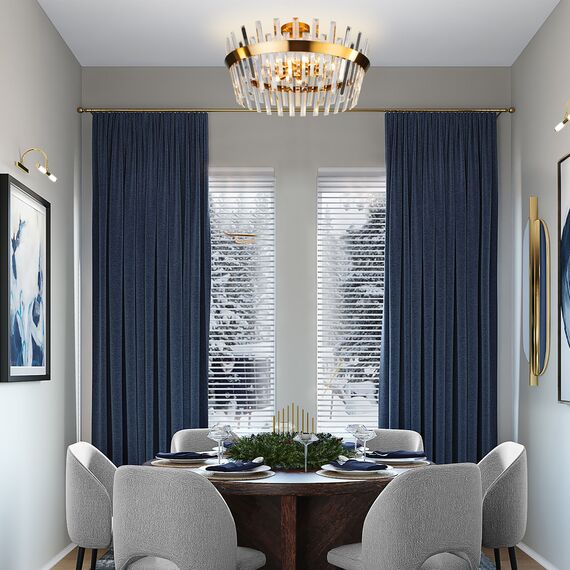 Eurosvet a047843 10111/8 Потолочный светильник прозрачный хрусталь Strotskis золотая бронза, изображение 4