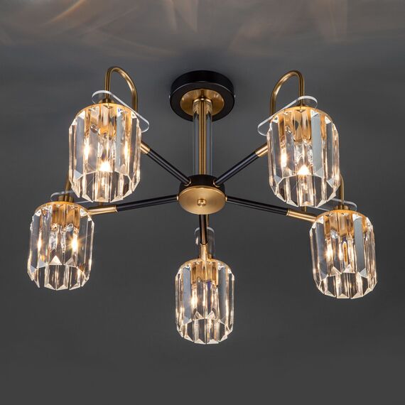 Eurosvet a045144 70090/5 Потолочный светильник черный, изображение 3