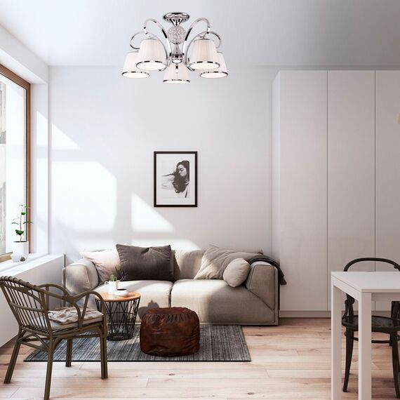 Eurosvet a043770 60088/5 Потолочный светильник хром, изображение 2