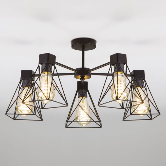 Eurosvet a044747 70107/5 Потолочный светильник черный