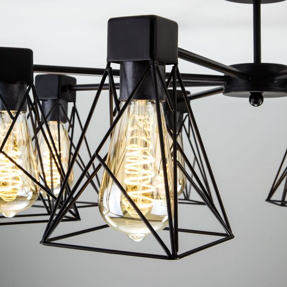 Eurosvet a044748 70107/8 Потолочный светильник черный, изображение 2