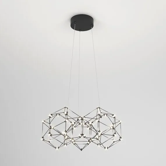 Eurosvet a061150 90169/5 Подвесной светильник черный жемчуг