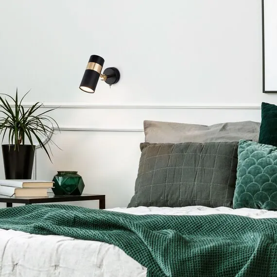 Eurosvet a053053 20096/1 Настенный светильник черный/золото, изображение 2