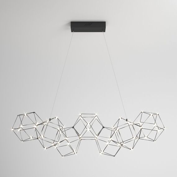 Eurosvet a061146 90168/7 Подвесной светильник черный жемчуг