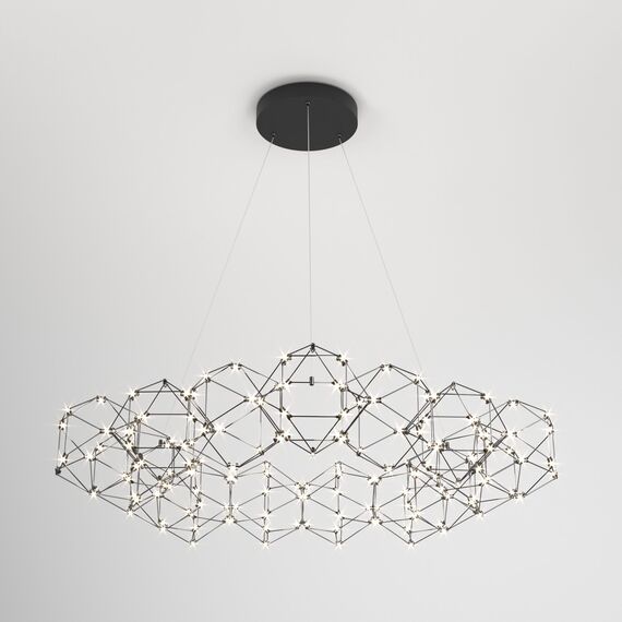 Eurosvet a061152 90169/15 Подвесной светильник черный жемчуг