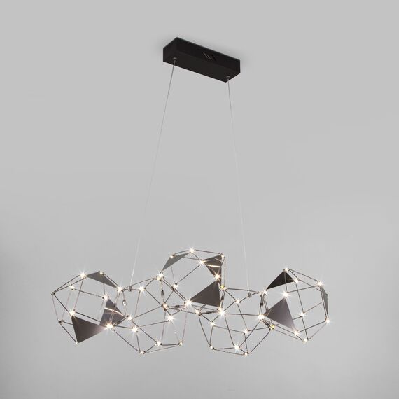 Eurosvet a065026 90368/5 Подвесной светильник черный жемчуг