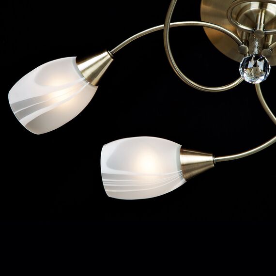 Eurosvet 00000055493 2275/6 Потолочный светильник античная бронза, изображение 3